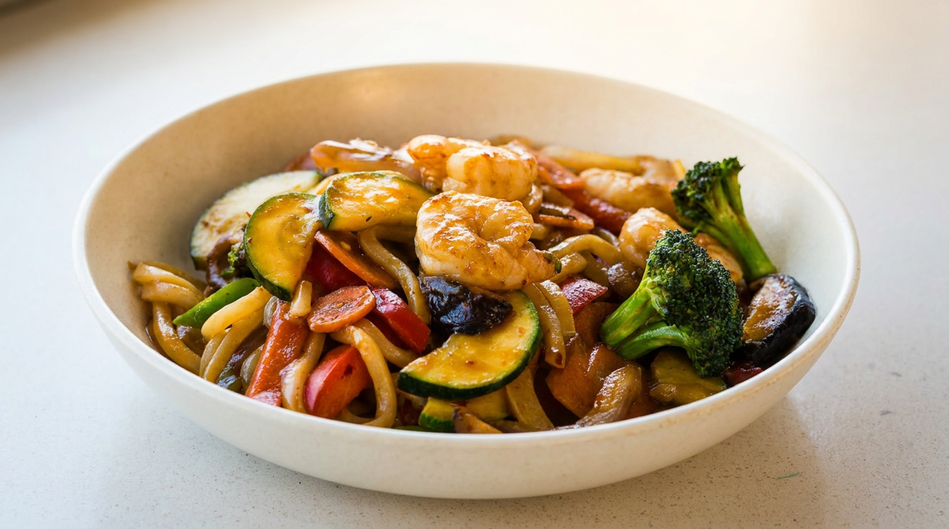Udon stir-fry