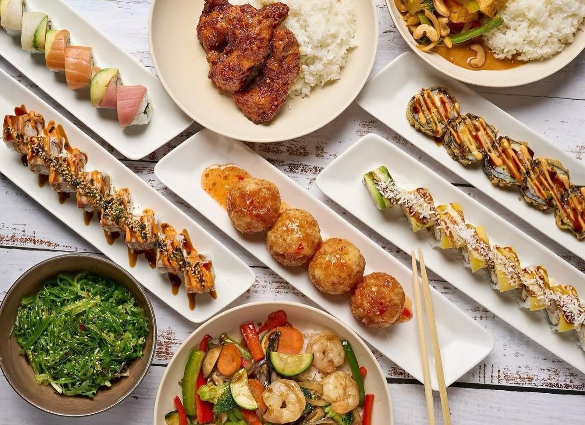 Fresh Sushi. Bold Woks. Unmatched Flavors.